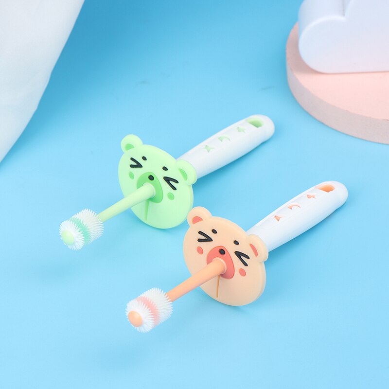 360-Graden Gratis Rotatie Veiligheid Zachte Tandenborstel Kids Mondhygiëne