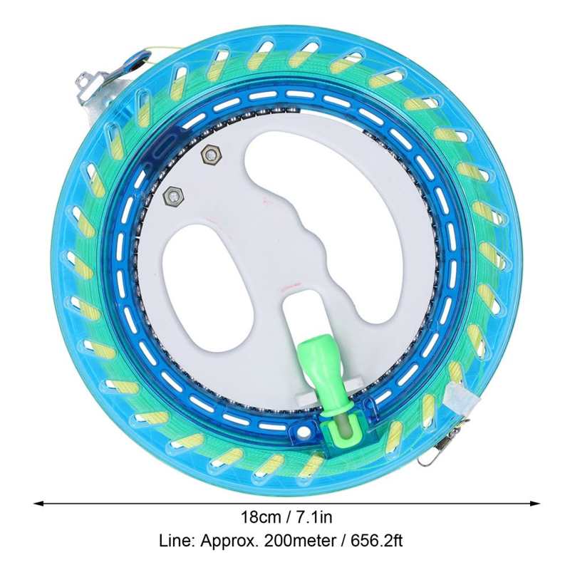 Szpula robić latawca wykwintna szpula robić latawca z 200 metrową linią ABS na zewnątrz dla latawców miłośników latawców latanie latawców