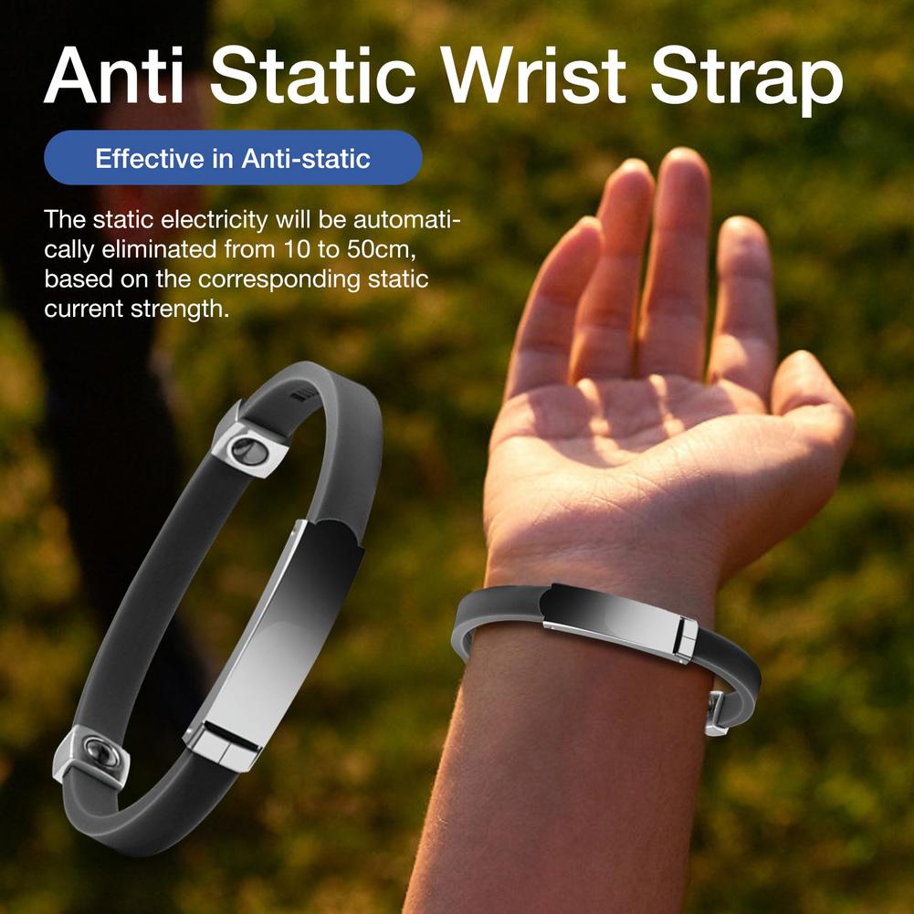 Cordless Wireless Adjustable Anti Static Bracelet Electrostatic Discharge Wrist Band Strap Hand With Spare Wristband