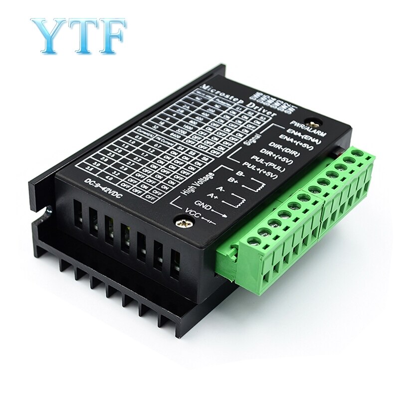 42/57 Stappenmotor Driver TB6600 Upgrade Versie 32 Onderverdeling 4.0A 42V (Pulse 3-24V)