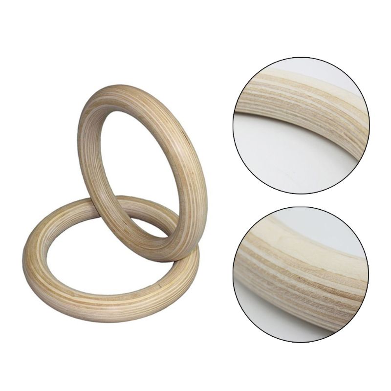 1 ud. Anillos de gimnasia Fitness gimnasio de trabajo pesado anillo de formación equipo para entrenamiento fuerza corporal entrenamiento Pull Ups y Dips