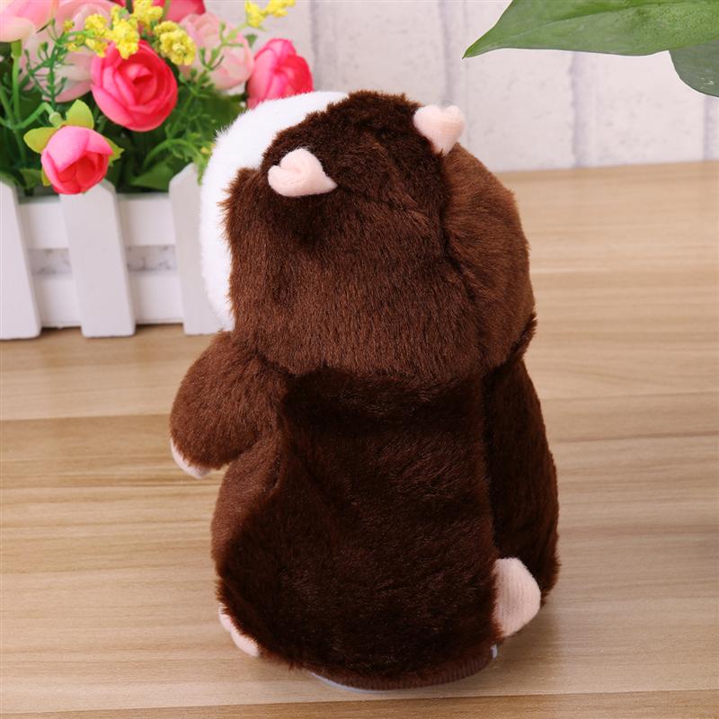 Hamster parlant souris animal de compagnie en peluche jouet mignon parler parler son enregistrement hamster jouet éducatif pour enfants 3 couleurs