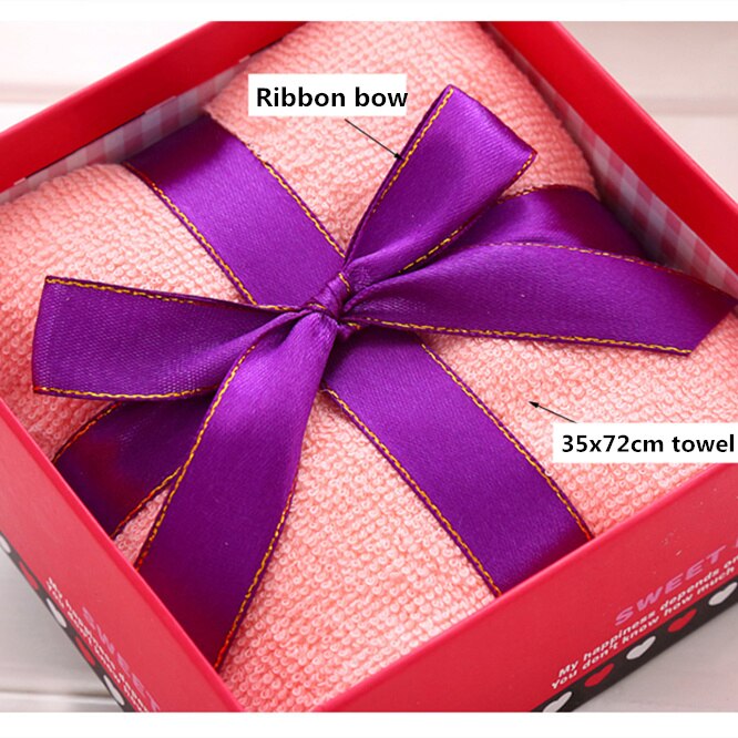 35*72cm handtuch exquisit verpackung Kasten Kreative handtuch Lehrer &#39;Tag Valentinstag murmeln der Schild Geburtstag hochzeit Party