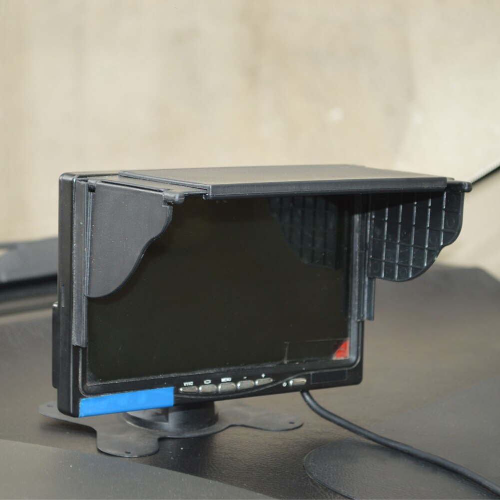 Vehicle Anti Dazzle ABS Outdoor Car LCD Monitor Parts GPS Navigator Replacement Universal Sun Visor Adjustable Truck Accessories