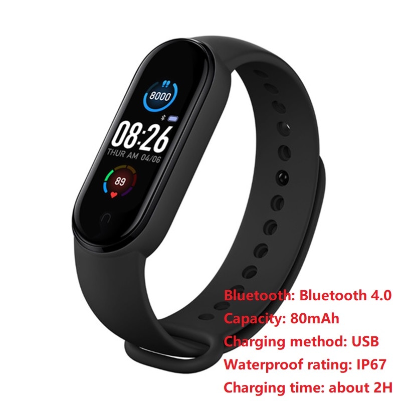 Newest M5 Smart Band Bluetooth 4.0 Smart Watch Portable Fitness Tracker IP67 Waterproof Wristband Bracelet Pedometer Monitor