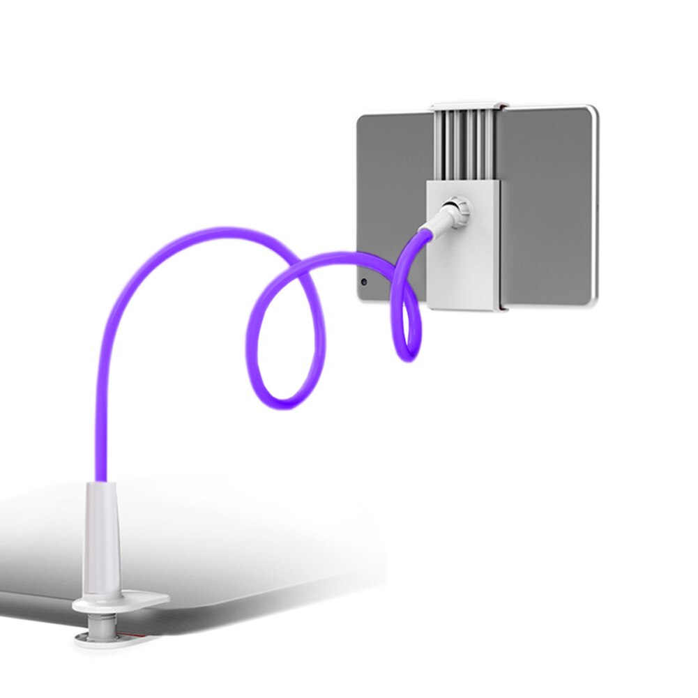 Universal 360° Flexible Table Stand Holder - For iPhone, iPad, Tablets: Purple