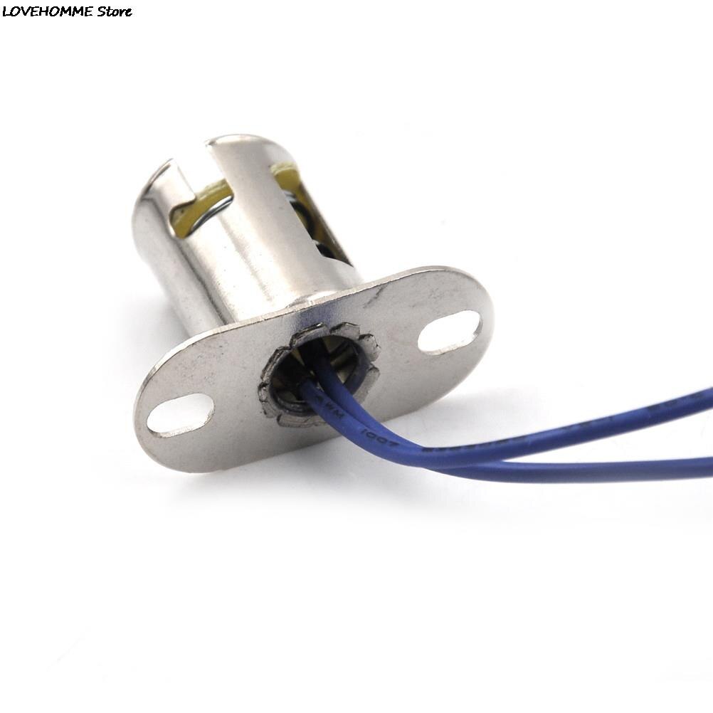 ZLinKJ – douille B15 en métal de , douille B15D, pied plat, base de douille ba15d