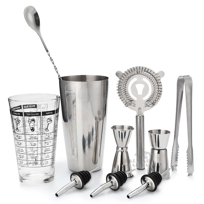 Cocktail Shaker Bar Set Rvs Lounge Cup Boston Shaker Cocktail Shaker