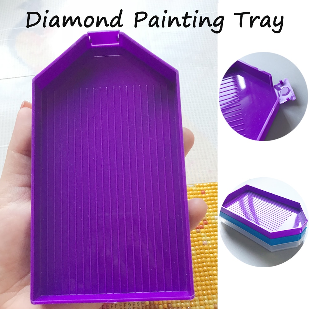 Diy Diamant Schilderij Diamant Borduren Accessoires Grote Capaciteit Grote Boor Plaat Plastic Lade Grote Kits