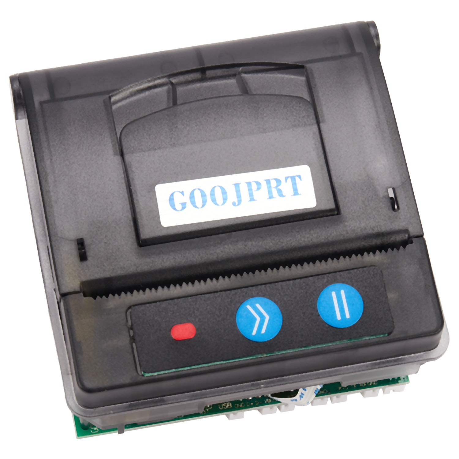 Goojprt Qr203 58Mm Micro-Mini Embedded Thermische Printer Rs232 + Ttl Panel Compatibel Eml203 Voor Ontvangst Ticket Barcode