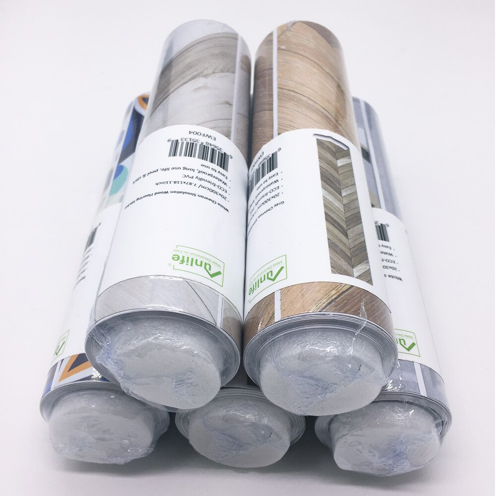 Funlife® Silver Sand Wood Floor Sticker Waterproof Peel Stick Kitchen Bathroom Stairway Removable Self-Adhensive Stair Stickers