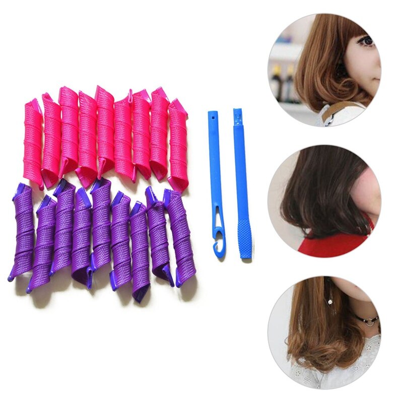 18PCS Women Hair Curlers 30CM Soft Silica gel Magi... Grandado