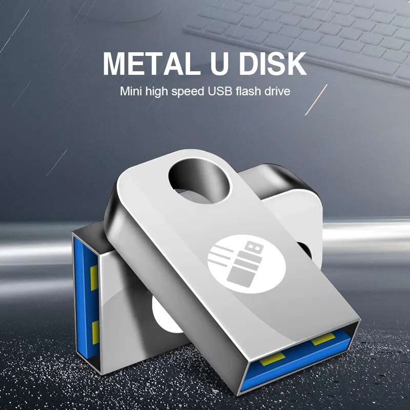 BU KING Metal 3.0 USB Flash Drive 64GB Pen Drive for PC Laptop 64GB USB Memory Stick 3.0 Flash Drive High Speed Drive