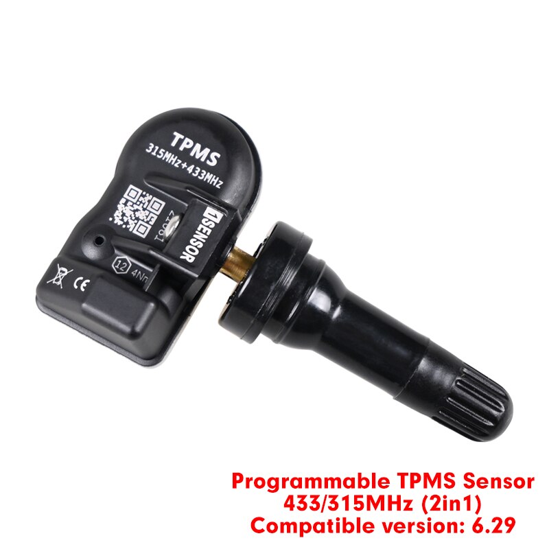 SUNWOLF TPMS 315 433MHz Mx Programmable sensor Universal Tire Pressure Monitoring Sensor Program Rubber 6.29: R