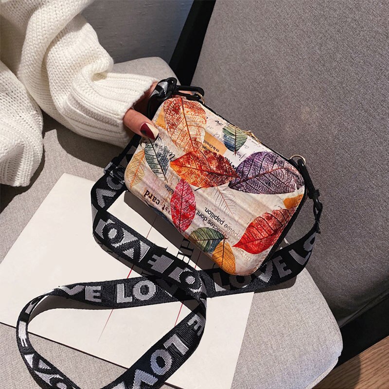 Personality Shoulder Clutch Mini Square Box Bag Cartoon Color Lovely Crossbody Bags Women Handbag Soft