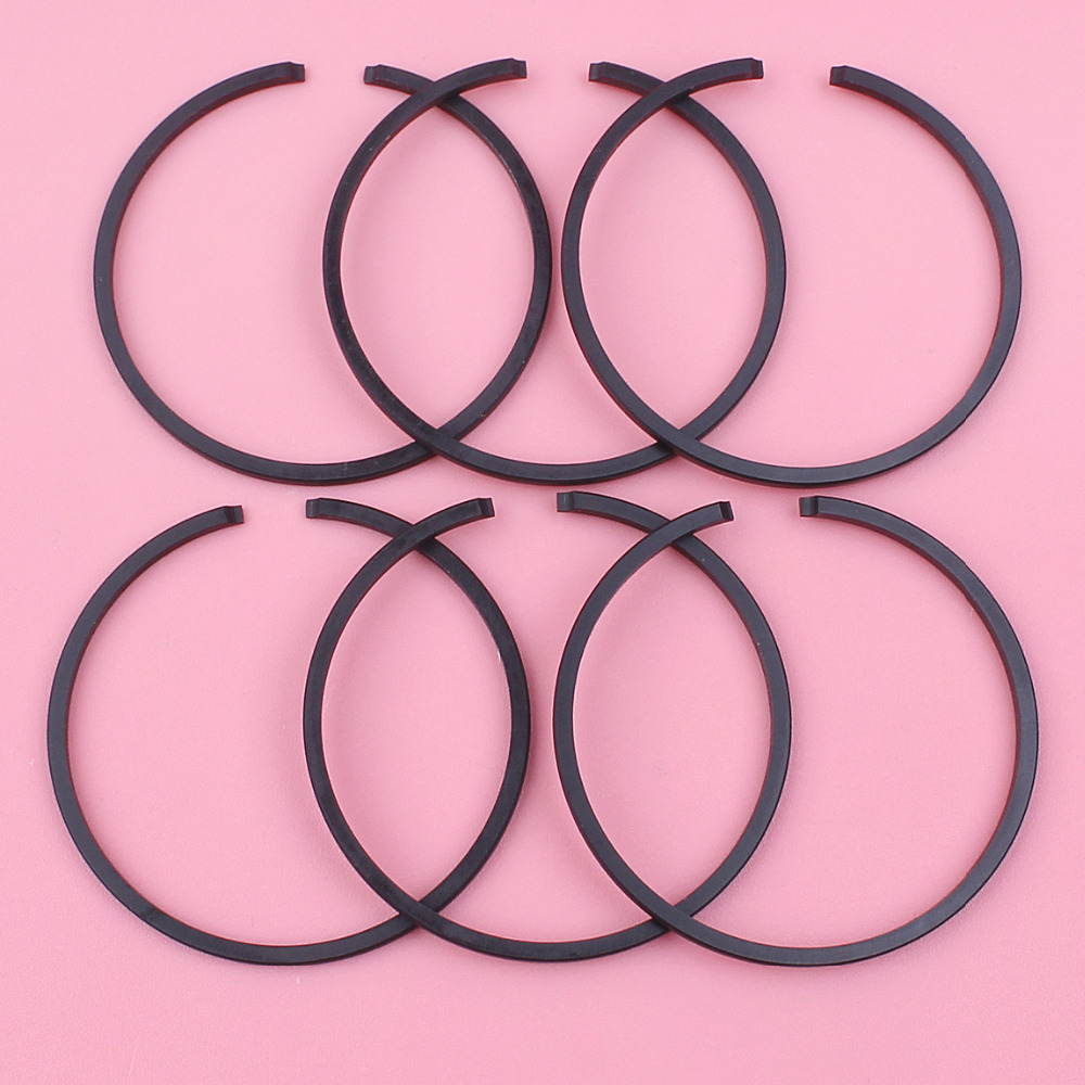 6 pcs/lot segments de Piston pour Stihl FC55 FC75 FC85 HL45 HL75 KM55 KM85 MM55 outil de coupe moteur pièce de rechange 34mm x 1.5mm