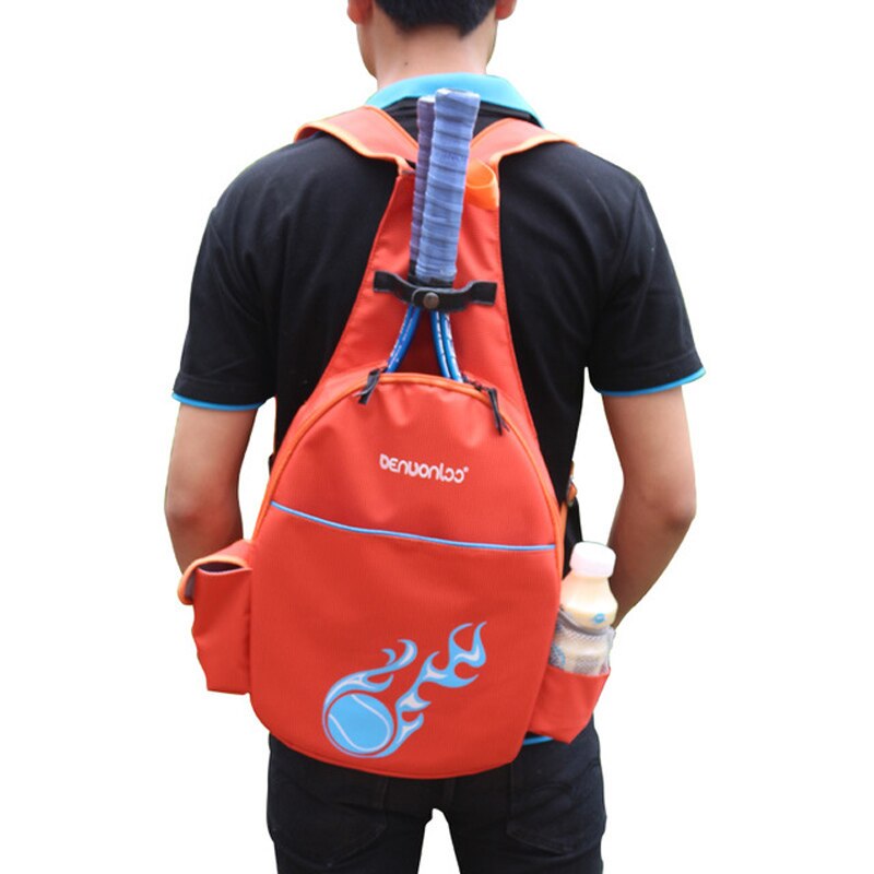 Mochila de bádminton para raqueta, bolsa de nailon impermeable para deportes al aire libre, accesorios para acampar, ciclismo, escalada, 2 uds.