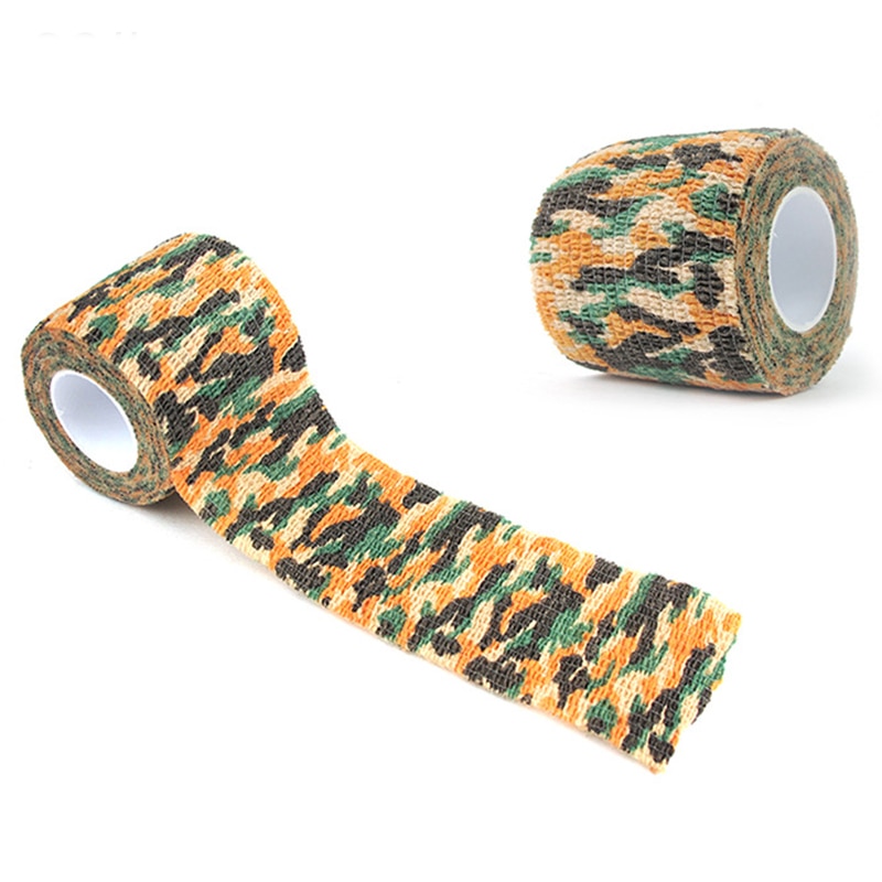 Bande de Camouflage adhésif Camouflage furtif chasse furtif ruban Non-tissé rétractable retenant le ruban Non tissé rétractable en plastique: 06
