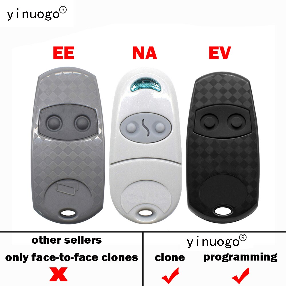 CAME TOP 432 NA EE EV Remote Control Garage Door Command Controller CAME TOP432NA TOP432EE TOP432EV Gate Remote Control 433MHz