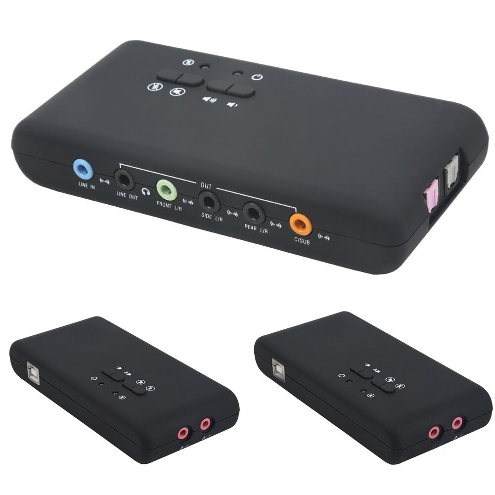 External Audio Recording Sound Card Playback Interface USB Surround Sound Optical Fiber Dynamic 7.1 Channel Stereo 3D Digital