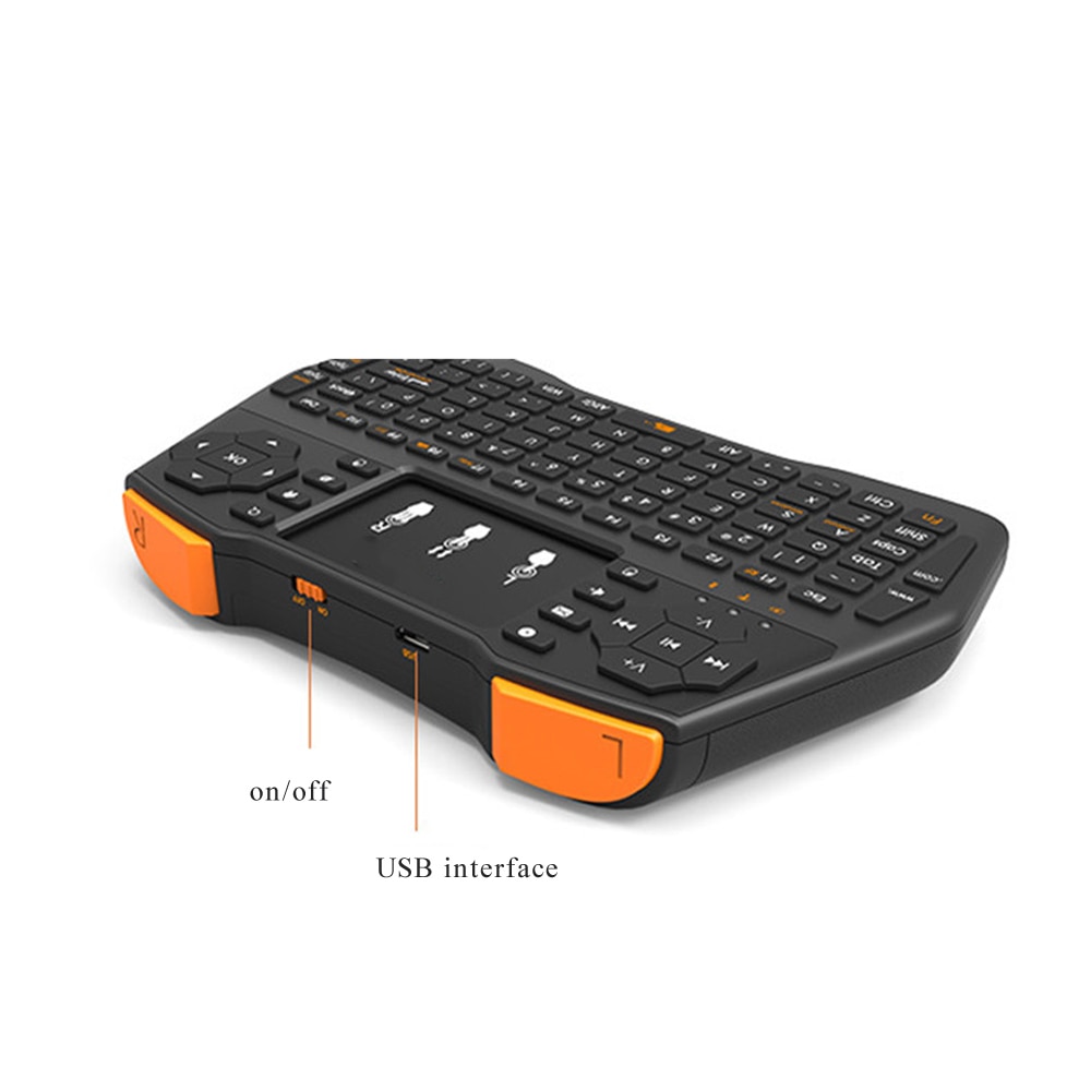 2.4GHz Wireless Fly Air Mouse Mini Keyboard Combo Multifunction Game Control Smart Touchpad for Computer Android TV Box HTPC