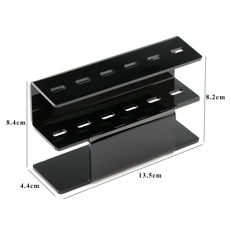 Eyelash Tweezers Storage Rack 6 Holes Acrylic Convenient Tweezer Stand Shelf Holder Nail Eyelash Extension Supplies Makeup Tools