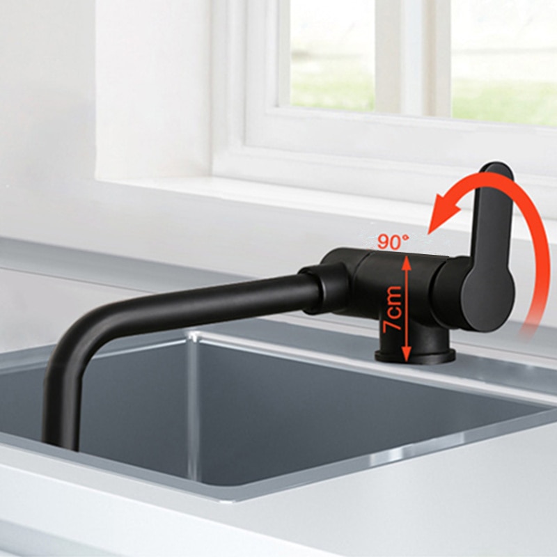 JayCreer Cold Water Faucet Deck Kitchen Camper Bathroom Basin Faucets For Home,RV ,Caravan, Boat Marine