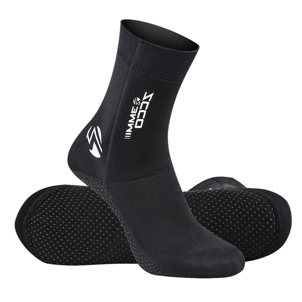 Calcetines de buceo gruesos de neopreno de 3MM, botas de buceo para surf, buceo, invierno, calcetines de baño, Neopreno, antideslizantes, zapatos cálidos para la playa