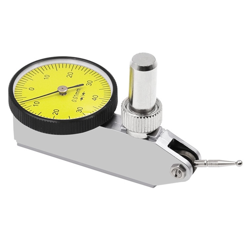 Accurate Dial Gauge Test Indicator Precision Metric with Dovetail Rails Mount 0-40-0 0.01mm Measuring Instrument