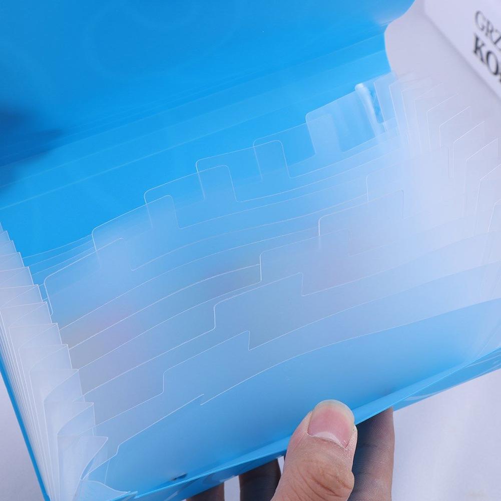 Papers Letter Small Document Expandable Receipt Bill Storage Pocket Accordion A6 B6 Plastic File Folder Pocket