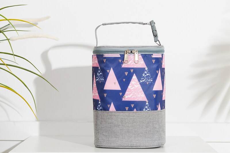 Heopono pronto para enviar qualidade bpa livre de alimentos cofre bonito pequena caixa de alimentos de refrigeração térmica saco térmico isolado para garrafa de bebê: Rectangle