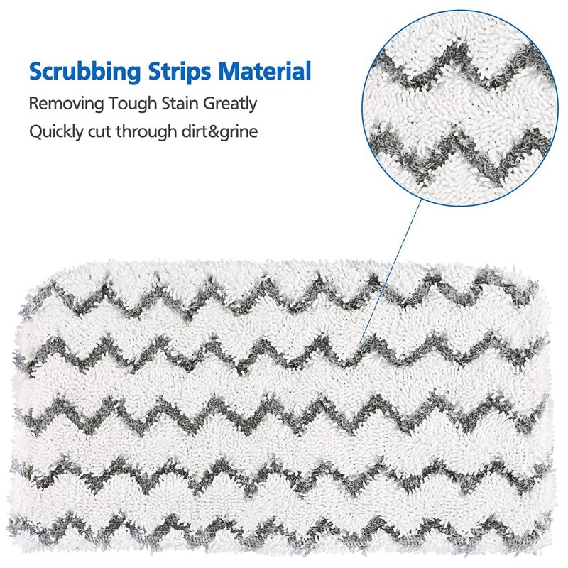 4 Pack for Shark Steam Mop S1000 S1000A S1000C S1000WM S10001C Washable for Shark Steam Mop Pads Replacement