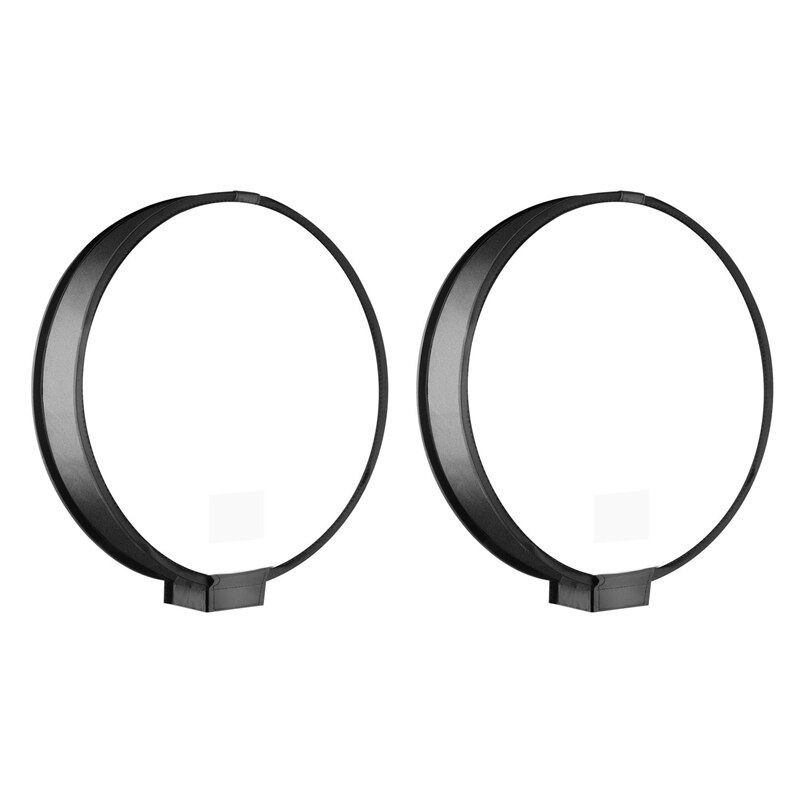 2X 40Cm Ronde Universele Portable Speedlight Softbox Flash Diffuser Op-Top Soft Box Voor Camera