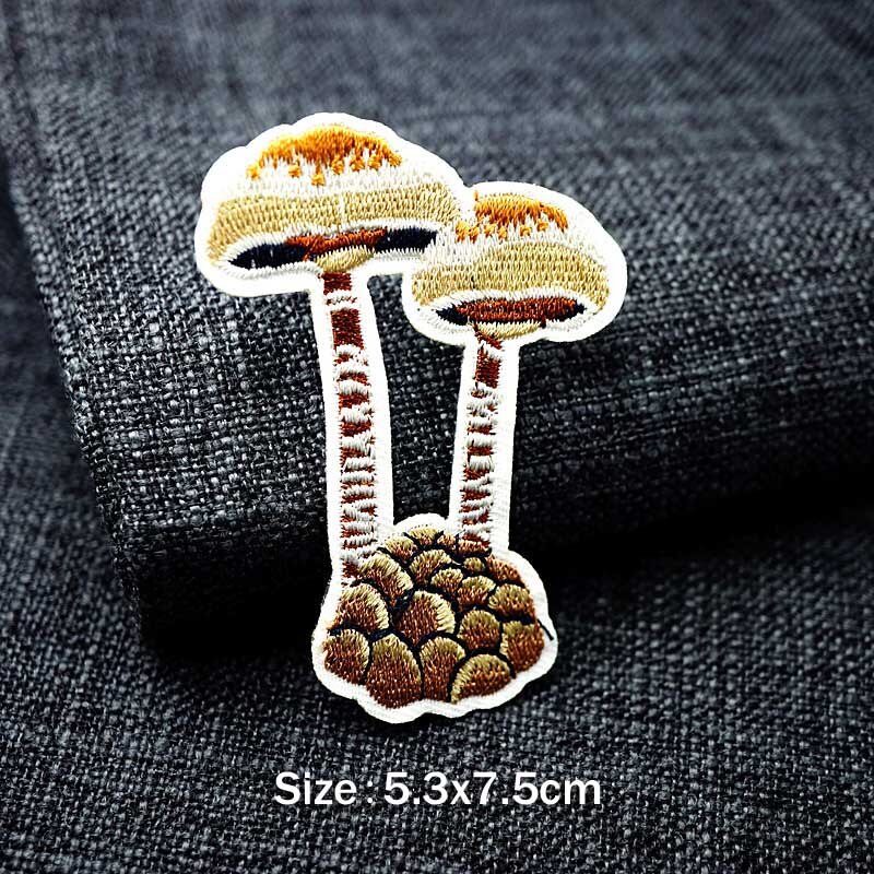 Kaktus Pilz Sukkulente Bestickt Patch Applikatione...  Grandado