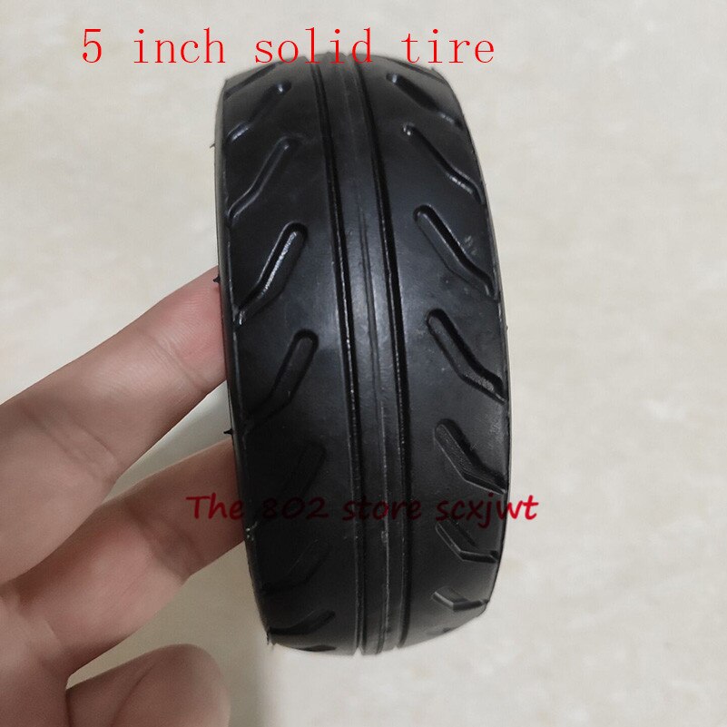 5 inch solid tire for balancing car, electric skateboard , Trolley Cart , baby carriage 5 inch rubber tyre