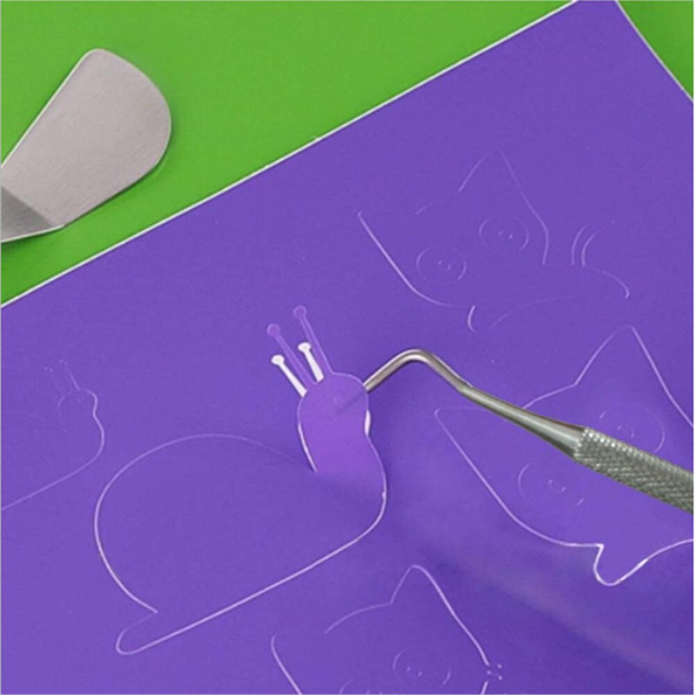 11 Pieces Craft Vinyl Weeding Tools Set Basic Vinyl Tool Kit for Weeding Vinyl Silhouettes Cameos Lettering