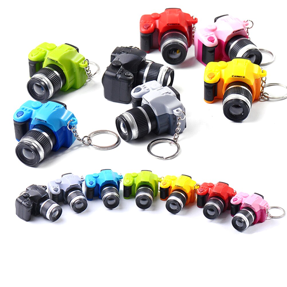 Voor Telefoon Riemen Bag Key Charm Hanger 6 Kleuren Led Camera Vorm Telefoon Strape Met Geluid