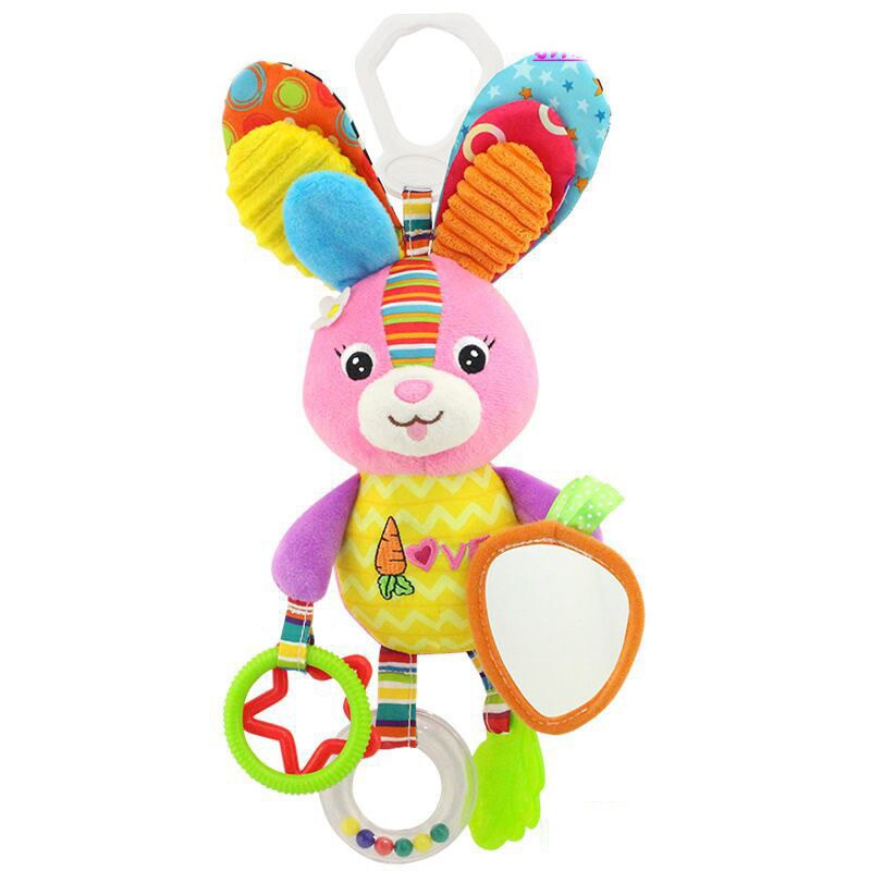 Neugeborenen Baby zimmer zubehör Rasseln Spielzeug Klingeln Beißring Sets Plüsch Für Infant Multicolor kleinkind