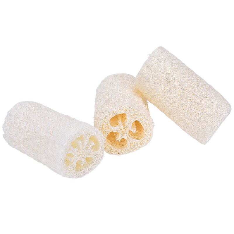Natuurlijke Loofah Luffa Bad Douche Wash Body Pot Kom Spons Scrubber