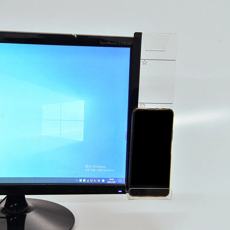 Tableau de mémo de Message de moniteur en plastique pour onglets de Notes autocollantes téléphones écran d'ordinateur moniteurs d'ordinateur panneau latéral planificateur fournitures de bureau