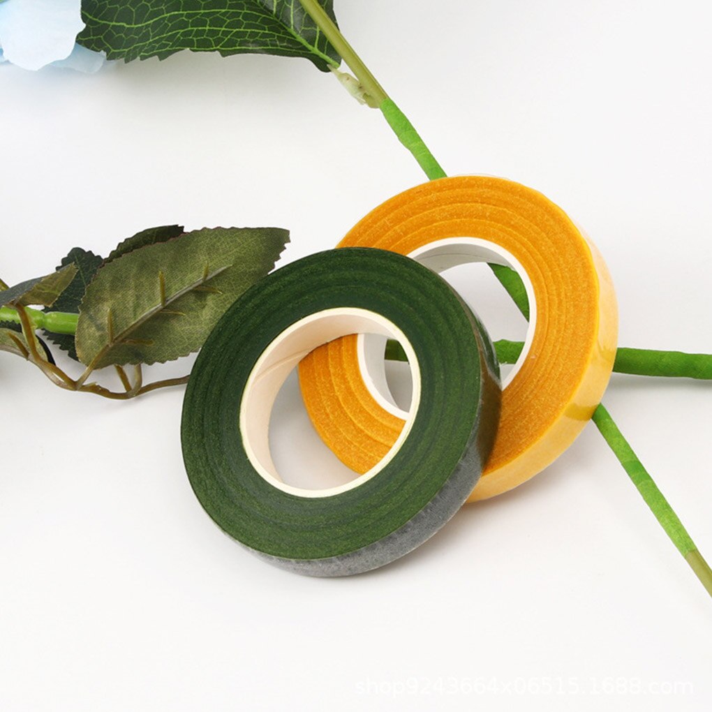 1 Roll Colorful Tape DIY Artificial Flowers Wraps Paper Adhesive Floral Stem Garland Decoration Tape