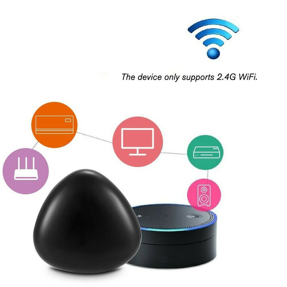 WiFi-IR Remote Control Hub Wi-Fi Enabled Infrared Universal Remote Controller For Air Conditioner TV Using Tuya Smart Life APP