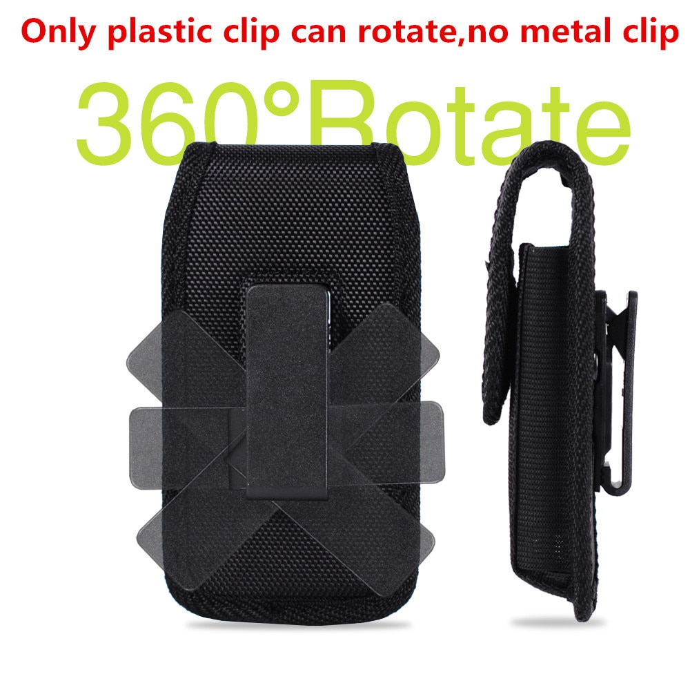 Sac LANCASE pour pochette de téléphone pour Xiaomi Redmi Note 5/4X/4A sac de téléphone pour iPhone 7/6 étuis 360 Rotation pince ceinture étui de téléphone