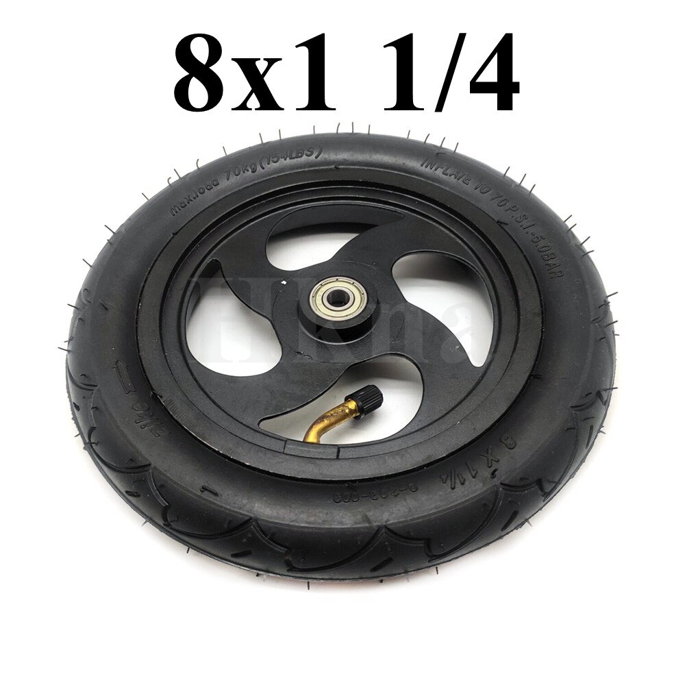 8X1 1/4 Inner Outer Tire 8 Inch Pneumatic Wheel Tyre for Mini Electric Scooter Baby Carriage Wheel Replacement Parts: wheel