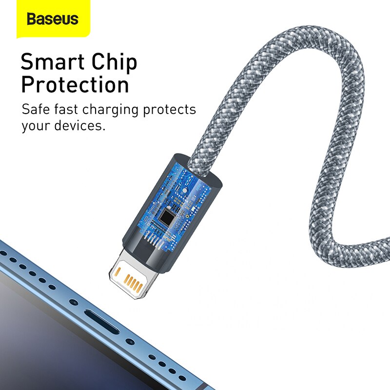 Baseus Usb Kabel Voor Iphone 13 Pro Max Snel Opladen Usb Kabel Voor Iphone 12 Mini Pro Max Data Usb 2.4A Kabel