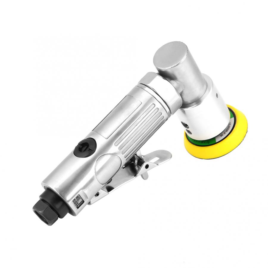 90 Degree 15000 rpm 1/4" Air Polisher Orbital Sander Eccentric Polishing Machine Pneumatic Polisher Grinding Tool