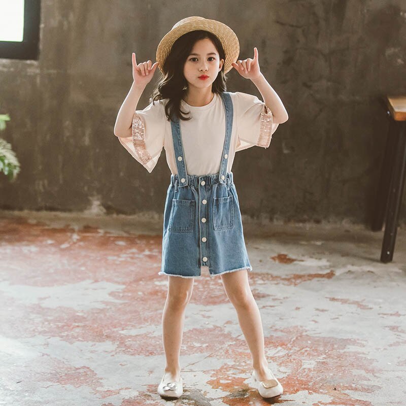 Baby Denim Overall - Distressed Jeans Jumpsuit Für Jungen & Mädchen
