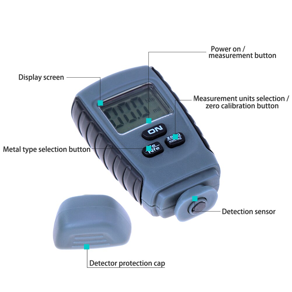 RM660GM200 Beschichtung Malerei Dicke Messgerät Und Tester Ultraschall Film Mini Auto Beschichtung Messen Farbe-Sauerei Instrument