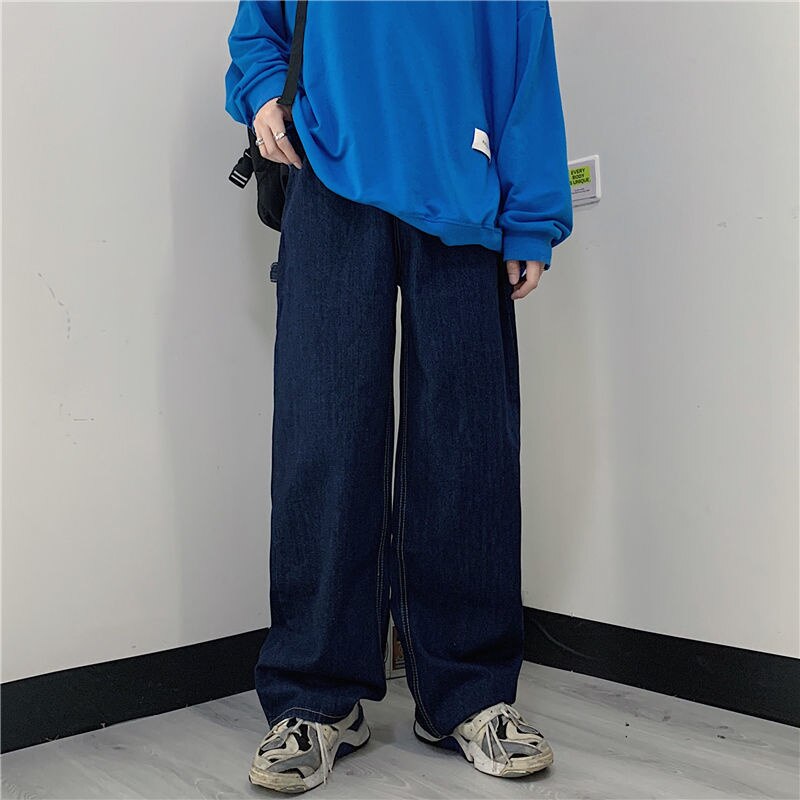 DIYAGO Baggy Jeans Mens Straight Wide Leg Casual Teen Vintage
