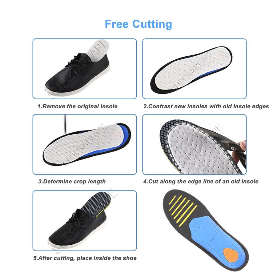 EVA Orthopedic Insoles For FlatFoot Arch Support Shoes Insert Pad Orthotics Shoes Insoles For Shoes Woman Men plantar fasciitis